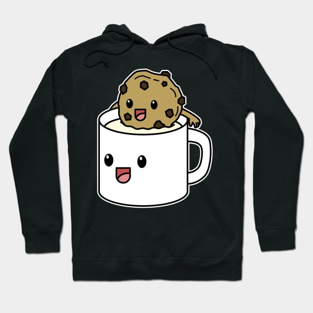 Chocolate Chips Cookie and Milk Hoodie by rudypagnel